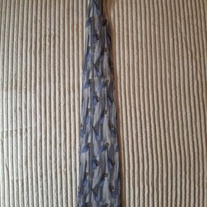 Stylish Blue and Gray Men's Tie